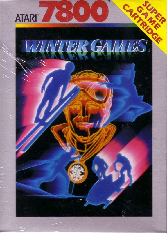 Winter Games box art for Atari 7800